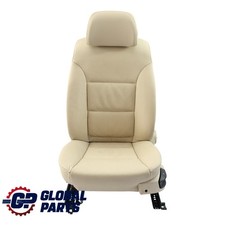 BMW E60 E61 LCI Vordersitz Elektrisch Leder Creme Beige Links