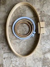 F.A. Edmunds 9x15 Oval Embroidery Hoop  6  , 5  , 4  Round Hoops Lot Needlework