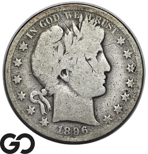 1896-O Barber Half Dollar, Lower Mintage Key Date