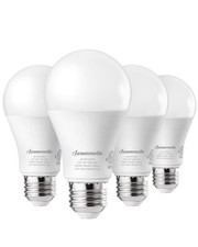 DEWENWILS 4 Pack A19 Dimmable LED Light Bulbs 800LM 5000K Daylight Light Bulb...