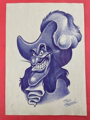 Friz Freleng Drawing on paper (Handmade) signed