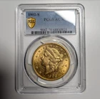 1902-S Liberty $20 Gold Double Eagle Coin PCGS AU58