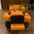Tonka Pressed Steel Construction Vehicle Orange Black Vintage Toy