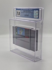 Super Mario World (SNES, 1991) CGC 7.0 Graded Cart Not WATA, PSA, VGA