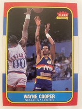 1986 Fleer Wayne Cooper Rookie Card #18