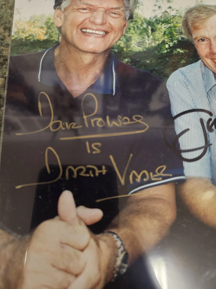 Star Wars signature picture original Darth Vader Boba Fett Chewbacca - Image 3 of 4