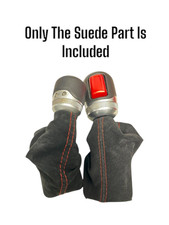 Red Stitch Suede Transfer Case Shift Boot Cover For Jeep Gladiator 2018-2023