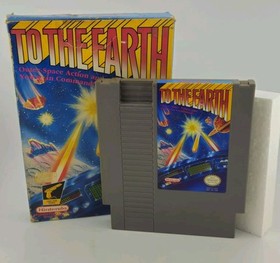 To The Earth - Cartucho + Caja - Nintendo Nes - 1989 - Aut&eacute;ntico Realmente Probado