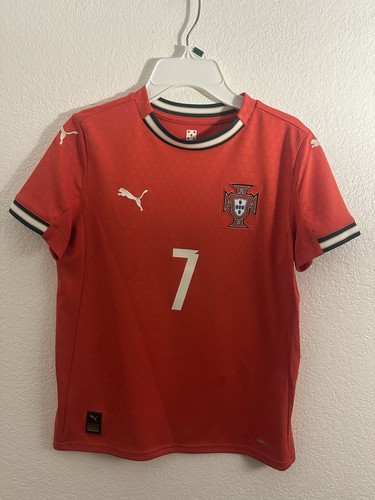 Puma 2024 Portugal Home Jersey Youth Medium Boys Kids