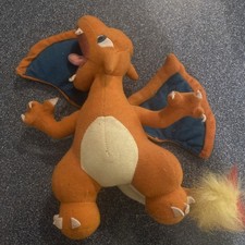 Vintage Nintendo 1999 Play By Play Pokemon 8 Charizard" Stuffed Plush Animal