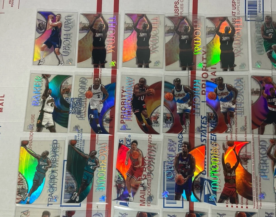 Lote de 57 tarjetas Skybox EX Century 1998-99 acetato transparente con dups - sin amarillamiento Foto 2 de 4