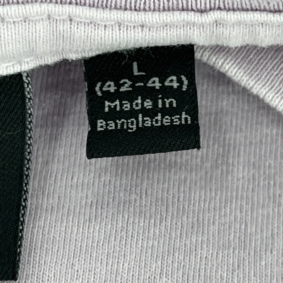 Camiseta No Boundaries Lavanda - Camiseta Para Hombre Grande 42-44 En Blanco En Muy Buen Estado - De Colección Y2K Foto 4 de 4