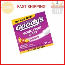 Goody's Pain Relief Powders, Extra Strength Headache Powder Mixed Fruit Blast, 2