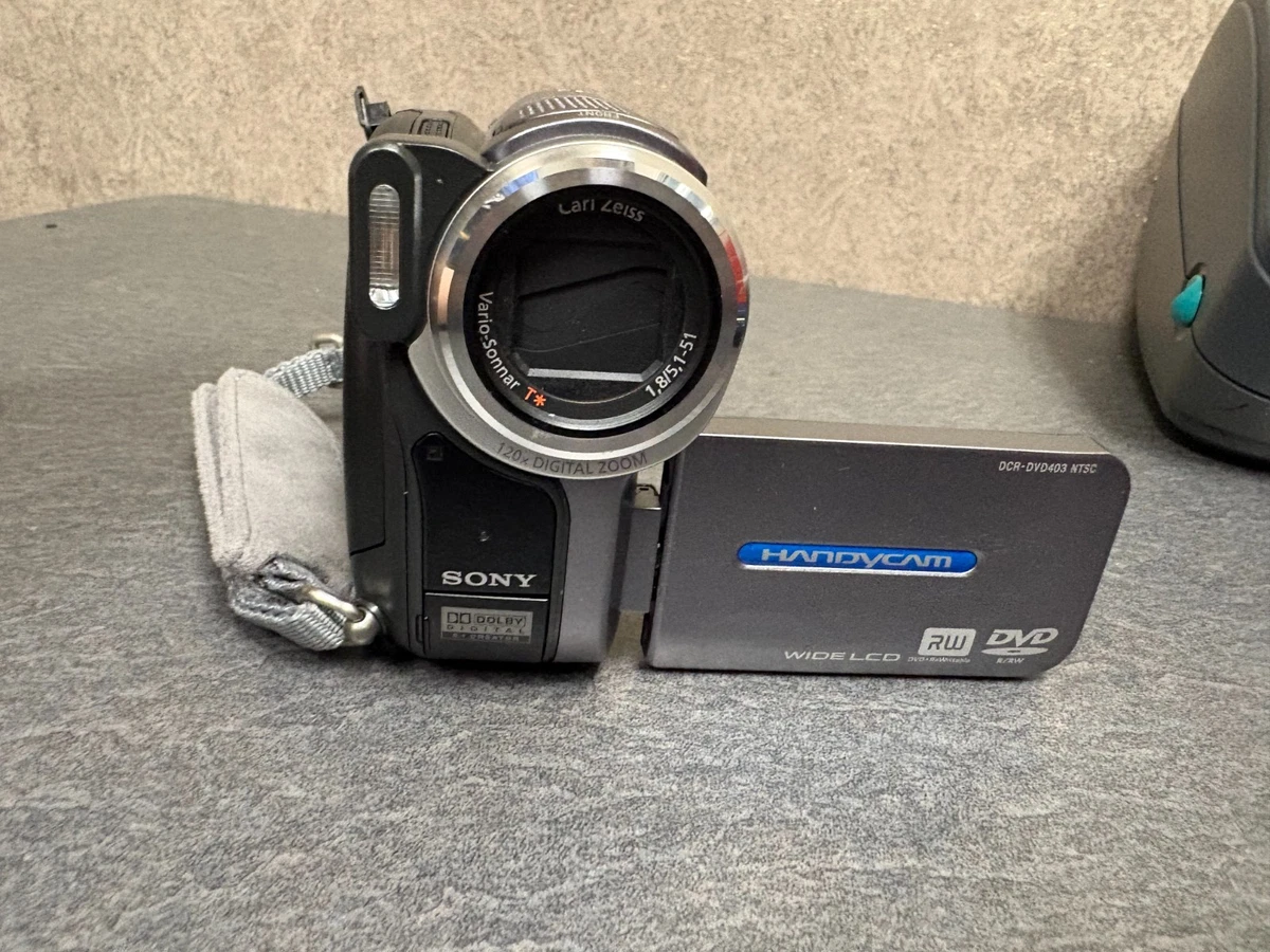 Sony DCR-DVD403 DVD Handycam Digital Camcorder 120x Zoom W