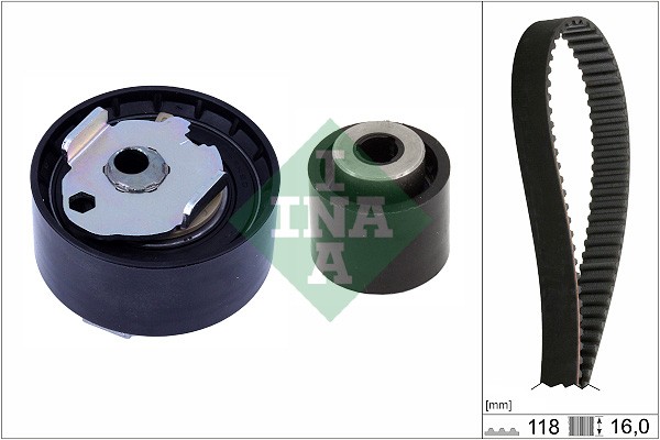 1X INA 530 0856 10 Zahnriemensatz FüR CitroëN Opel Vauxhall Peugeot Toyota-image