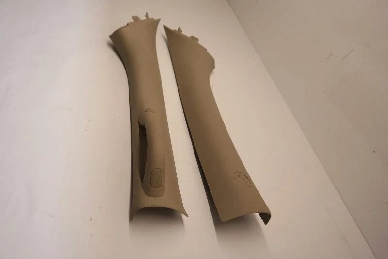 2007-2012 HYUNDAI VERACRUZ RIGHT LEFT A PILLAR TRIM SET TAN - Image 3 of 4