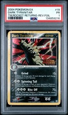 PSA 1 Dark Tyranitar Reverese Holo #19 Pokemon 2004 EX Team Rocket Returns PR