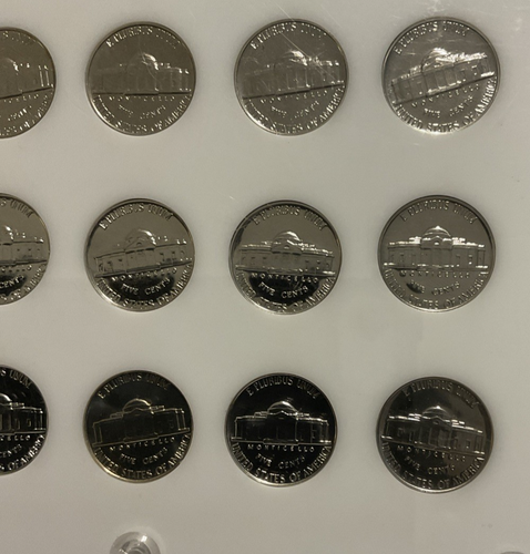 1950-1964 High Quality Proof Jefferson Nickel Set Capital Holder 420B - Picture 12 of 12
