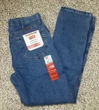 New Rustler Mens Jeans Regular Fit Straight Leg Heavyweight Denim 34 X 34 (SH11)