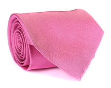 NWT ALTEA Milano pure silk TIE fuchsia grosgrain luxury handmade Italy