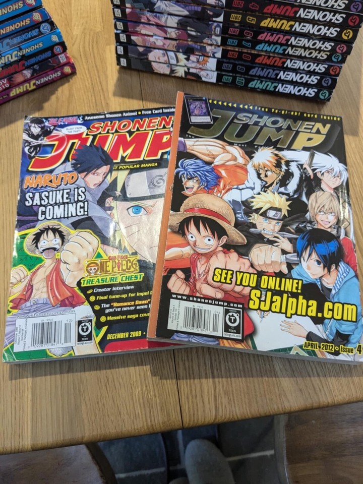 Shonen Jump bundle Naruto One Piece monthly collectible manga ENGLISH