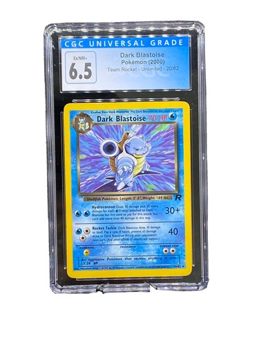 Dark Blastoise (Unlimited) graded CGC 6.5 for sale on eBay