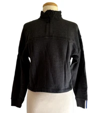 Kit & Ace Women's Pullover 1/4 Zip Pocket Logo Size  S Cropped