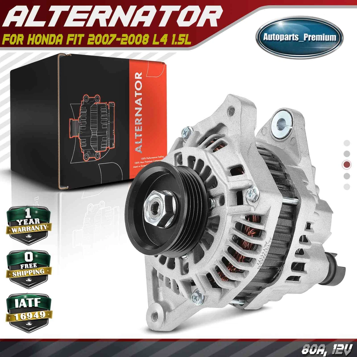 2008 Honda Fit Alternator Collection 5 Videos & 64 Images