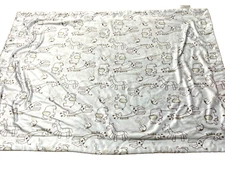 Runt 1478 Baby Blanket Plush/Sherpa White Brown Lovey Lion Elephant Giraffe Read