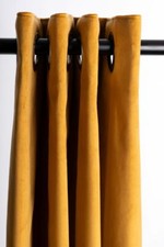 THICK PLUSH VELVET MADE TO MEASURE BESPOKE PAIR EYELET CURTAINS HANDMADE IN UK