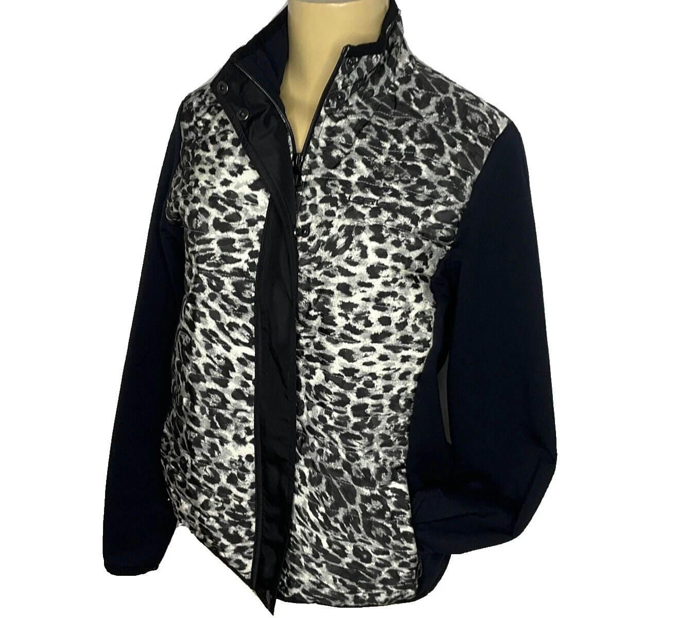 Chaquetas para mujer negras con estampado de animales