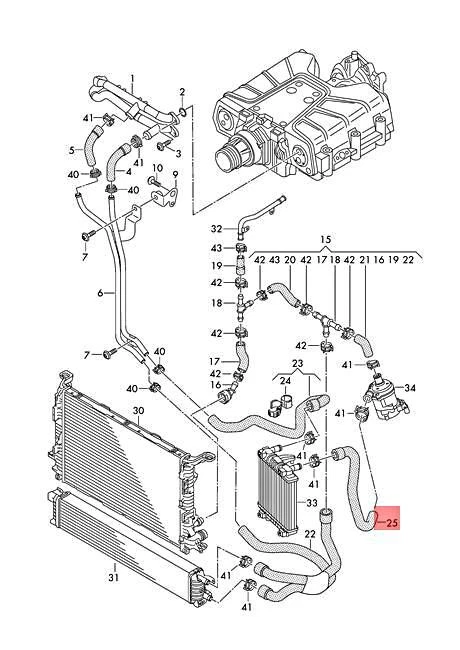 Genuine AUDI A6 Allroad qu. quattro Avant S6 A6L Coolant Hose Left 