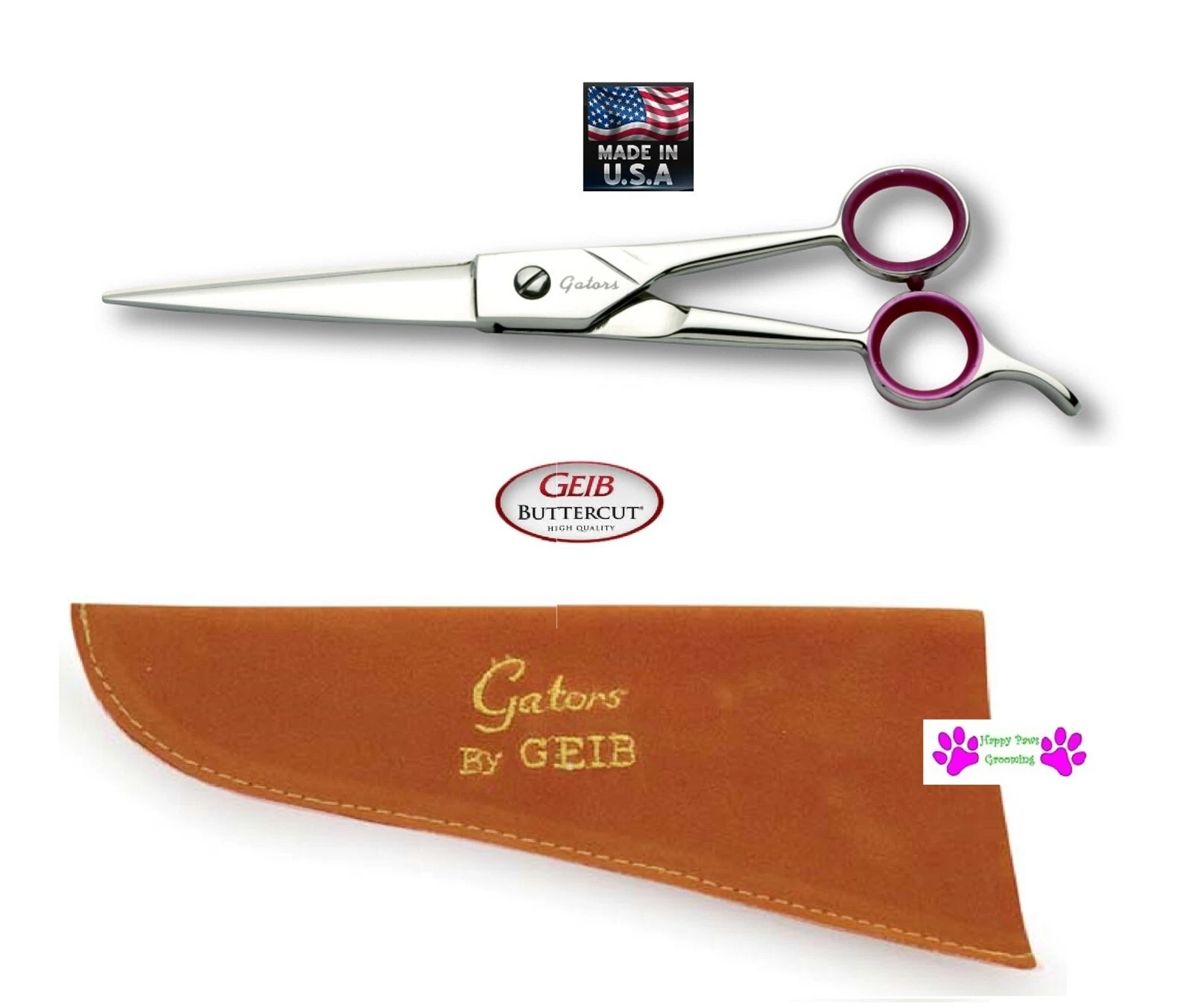 *NEW GEIB Buttercut GATOR STRAIGHT Shears 7 1/2" Pet Dog Cat Grooming Scissors
Opens in a new window