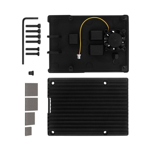 Effective Cooling Solution Aluminum Case with Cooling Fan for Pi 5 - Picture 3 of 12
