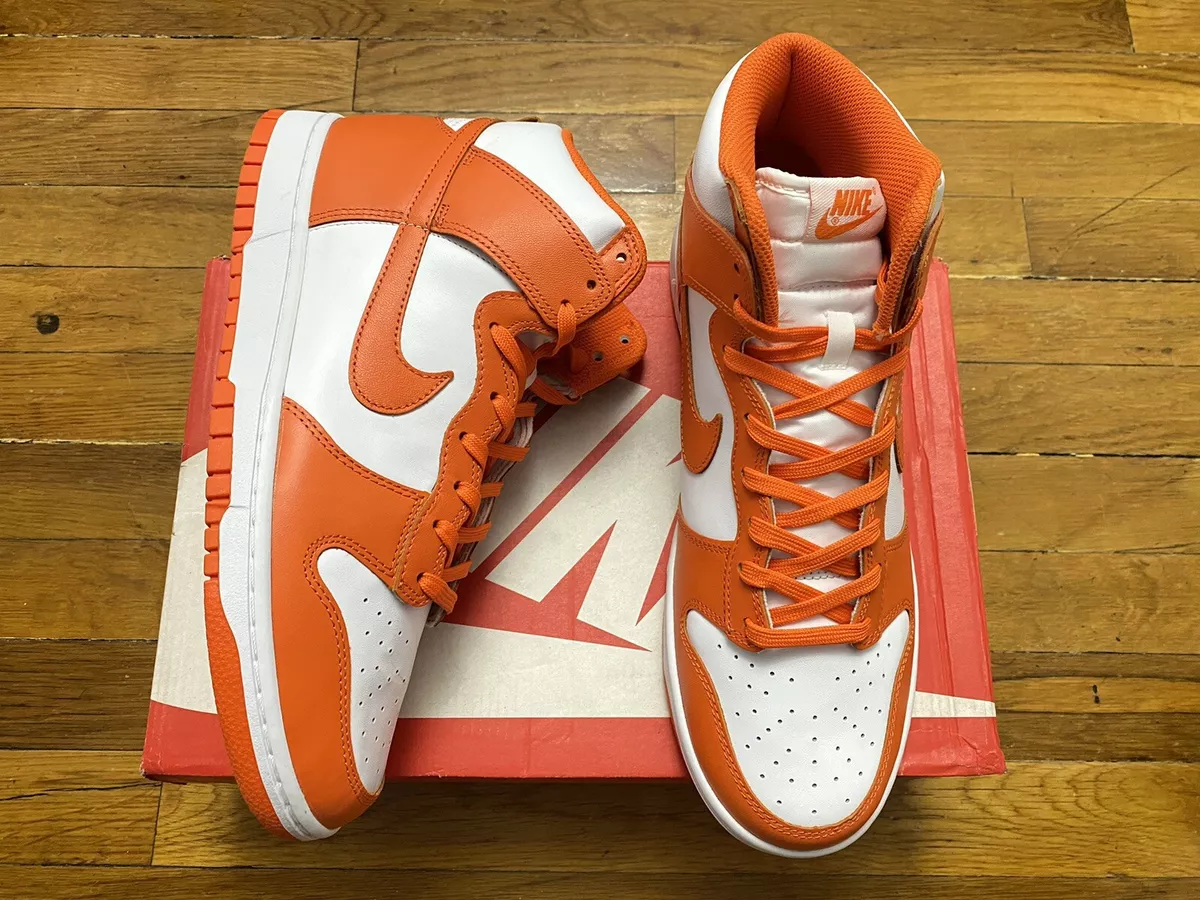 Size 10 - Nike Dunk High Syracuse Orange Men's - Brand New with Defect