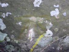 Photo 6x4 Faded benchmark on wall at Pwll Deri Trefasser We brushed up an c2015