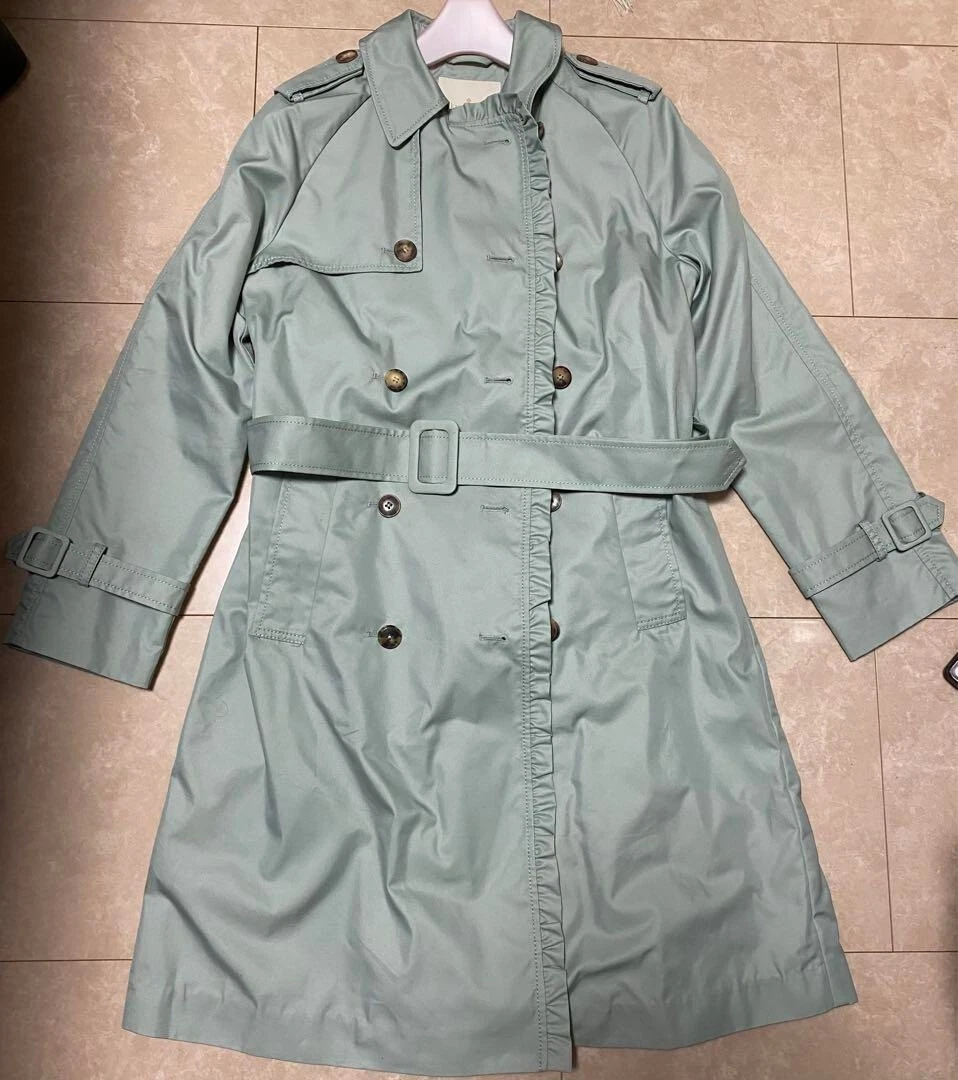 Trench cappotto Kate Spade New York verde pastello taglia XS taglia americana dal Giappone