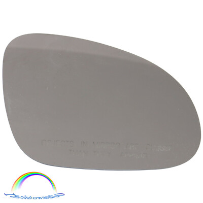 WLLW Mirror Glass For VW Passat, Rabbit, Jetta, GTI, Eos – Driver Left Side, Power, Adhesive Mount