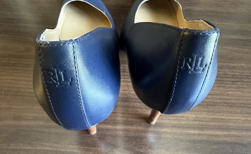 Ralph Lauren marineblaue Pumps, spitze Zehenpartie Stilettoabsatz, 8M - Bild 6 von 6
