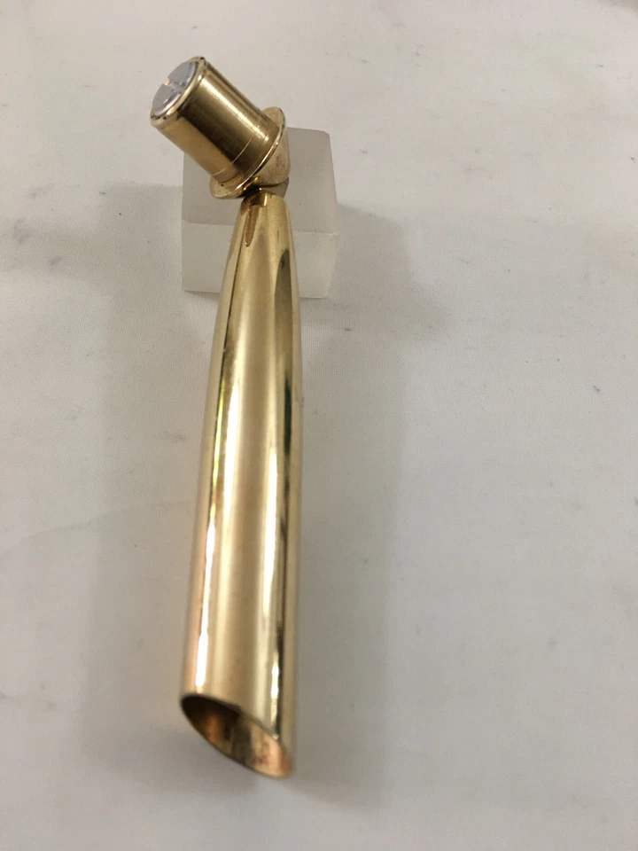 S.T.Dupont Heavy  Gold plated desk pen holder France used - Image 4 of 4