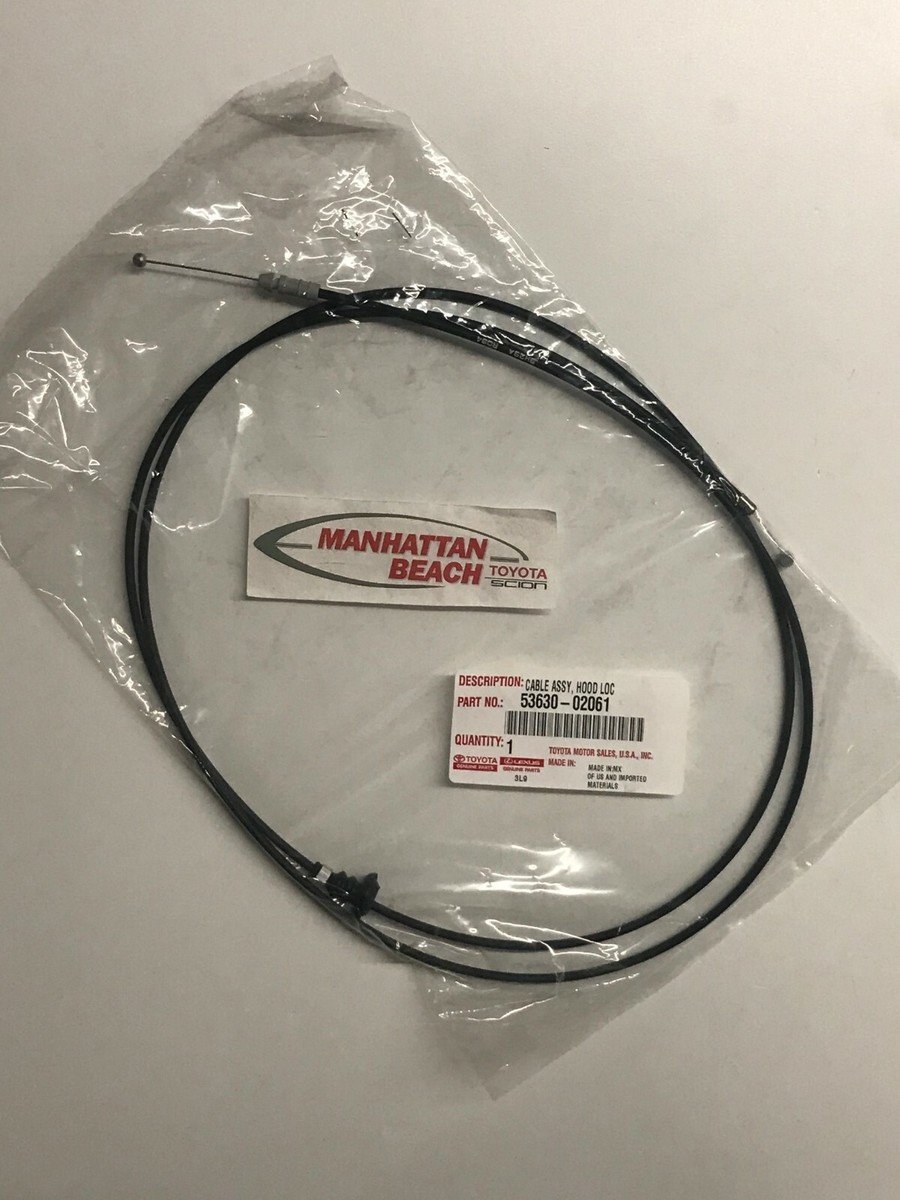 GENUINE OEM TOYOTA 03-08 COROLLA MATRIX HOOD RELEASE CABLE 53630