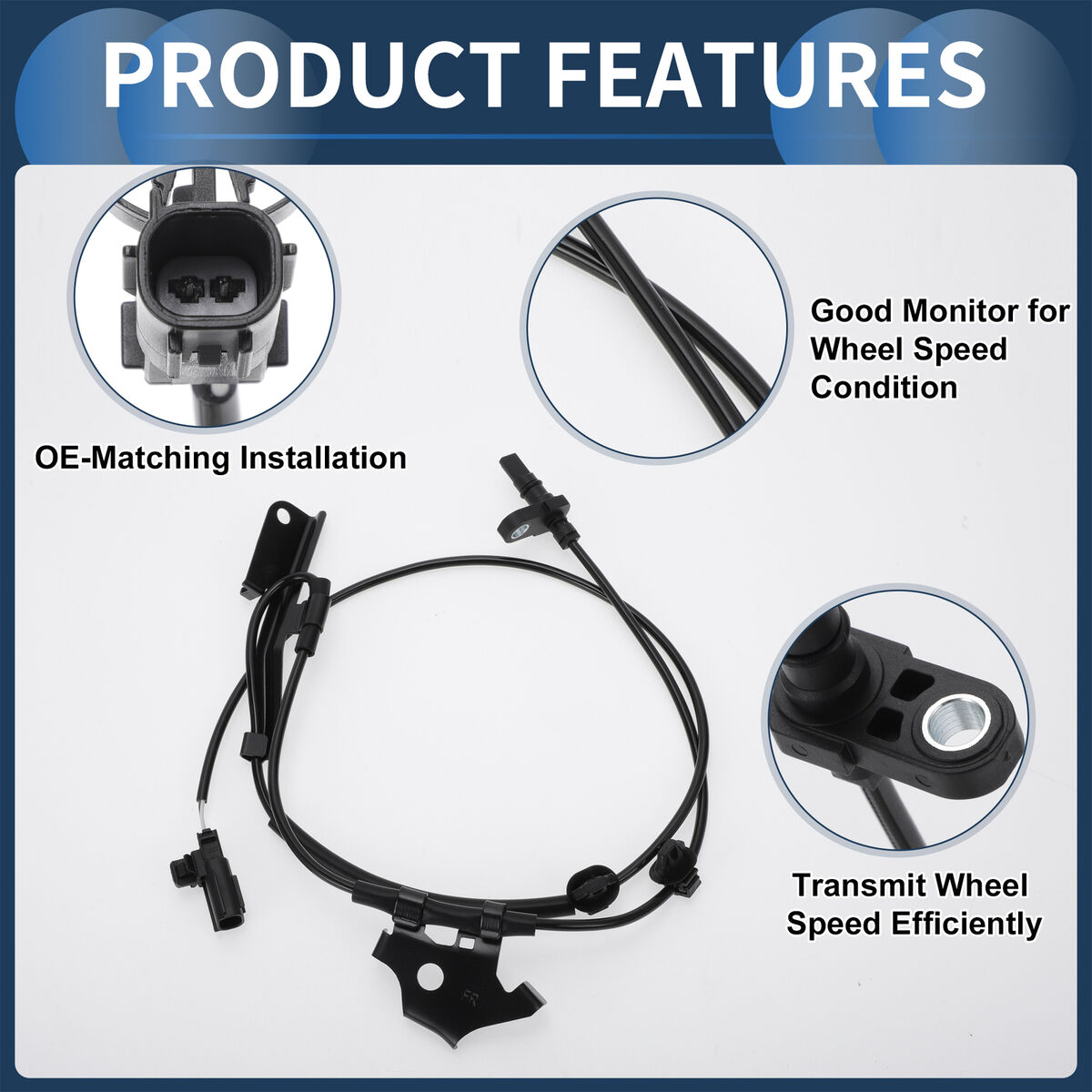 ABS Wheel Speed Sensor ABS Sensor No.8954212080 for Toyota ABS Wheel Speed Sensor ABS Sensor No.8954212080 for Toyota