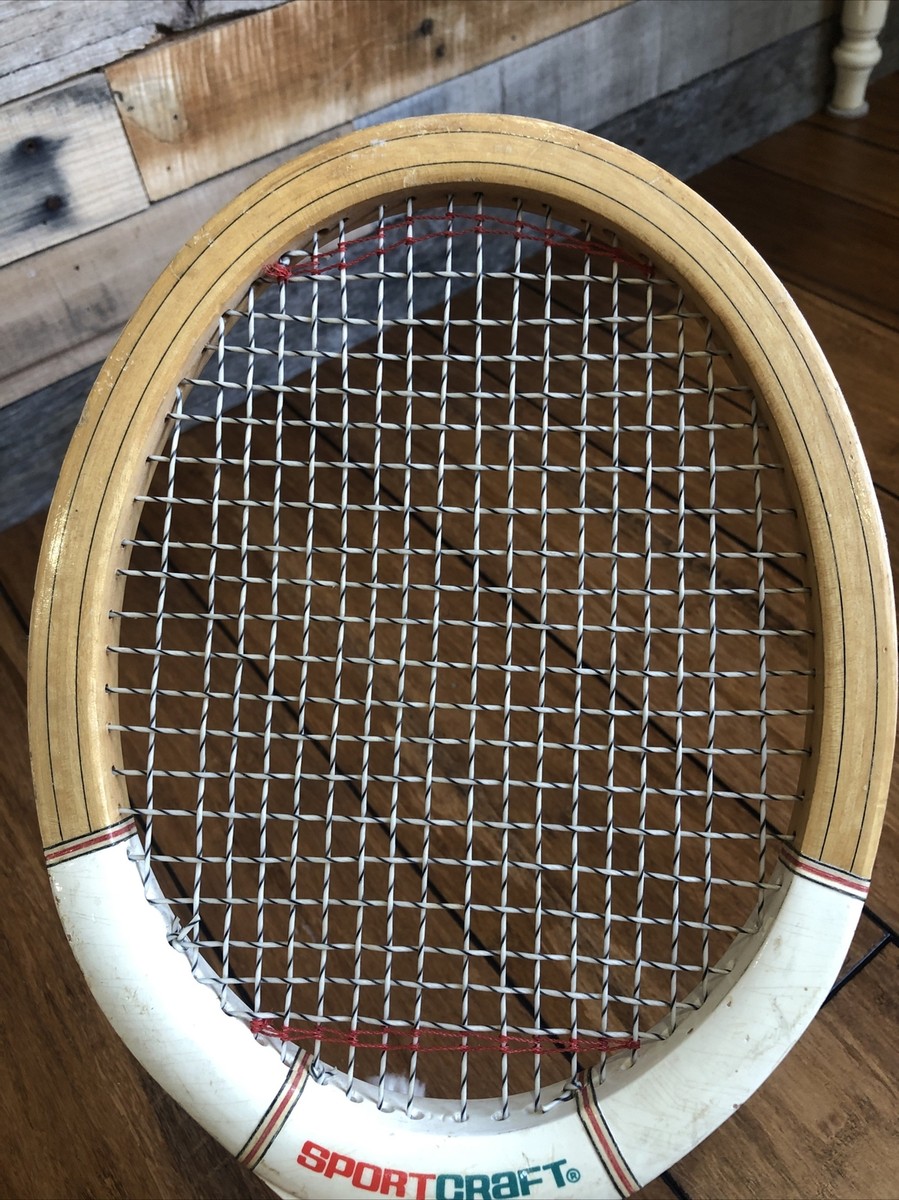 Raquette De Paddle Tennis Vintage Sportcraft – Structure Stratifiée – Excellent état