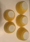 Pyrex Mixing Bowl Set Vintage Citrus Yellow Orange Nesting Bowls 401 402