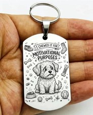 Dog Puppy Pet Animal Kitty Hot Funny Stainless Keychain Art Joke Family Sweet