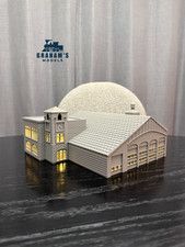 HO Scale Fire House - 1:87 Gauge Fire Department - Preassembled  Built