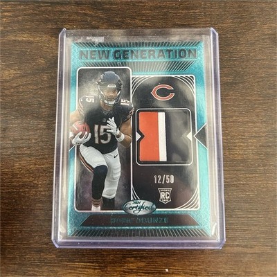 Panini 2024 Certified Mirror Teal Rome Odunze Rookie Bears Jersey /50