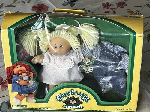 Vintage Cabbage Patch Kids Playmate Doll Set