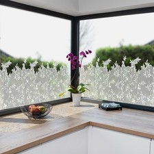 Privacy Window Film Eucalyptus Decal For Home For Office Allows Natural Light