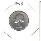 1945 Washington Quarter No Mint Mark